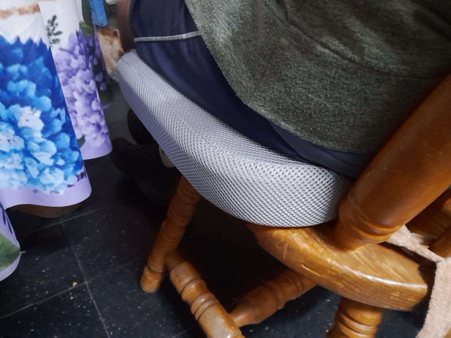 Customer photo review of Almohadón Seat Pillow para Mejorar la Postura con Gel