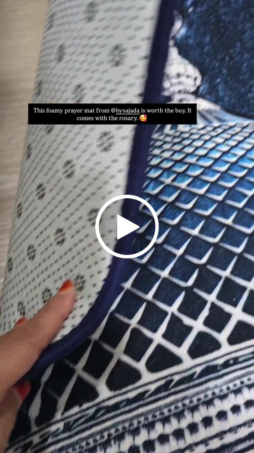 Customer video review of Crystal Dome  Padded Prayer Mat