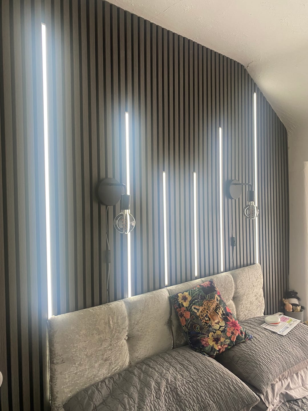 Customer photo review of Wall Panel LED Lighting Strip Kit