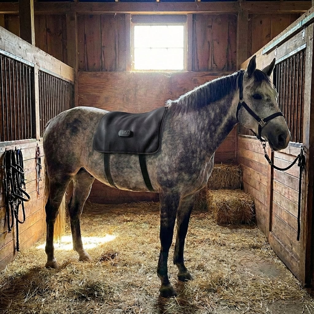 Customer photo review of HorseHalo™ Full-Back Red Light Pad