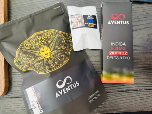Customer photo review of AVENTUS8 THC-A FLOWER BISCOTTI 28G -  1 ounce