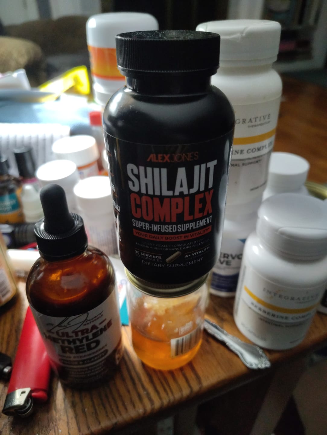 Customer photo review of The Ultra Methylene Red - Sour Strawberry (120ML) (30 Servings)