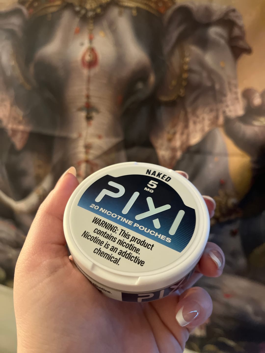 Customer photo review of PIXI Nicotine Pouches
