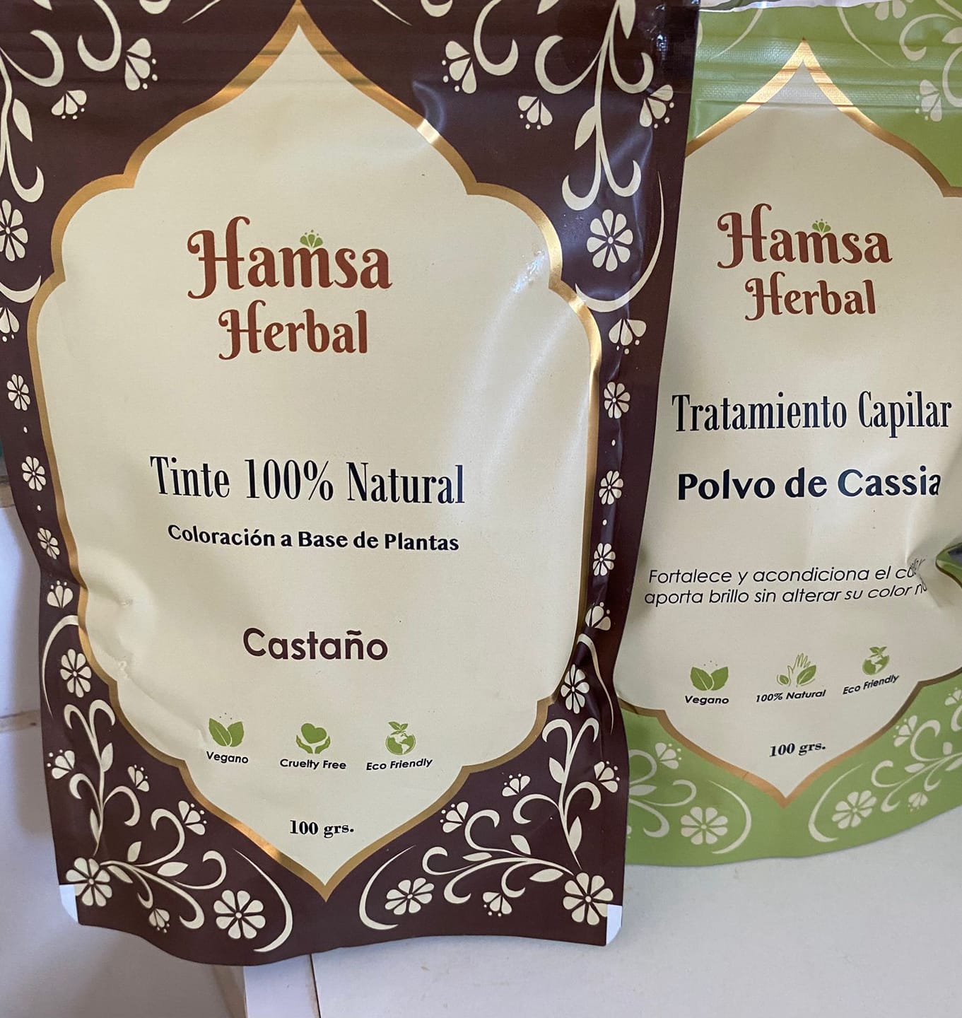 Customer photo review of Tinte 100% Natural - Castaño