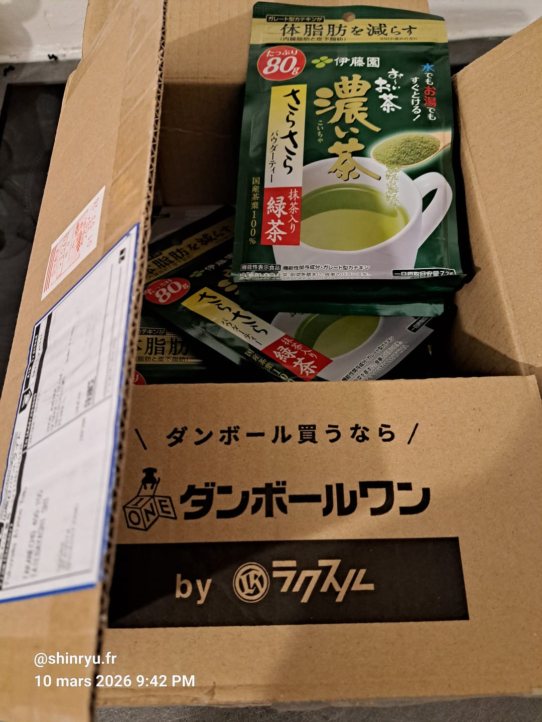 Customer photo review of Itoen Green Tea Matcha Powder (Strong) 40g/80g
