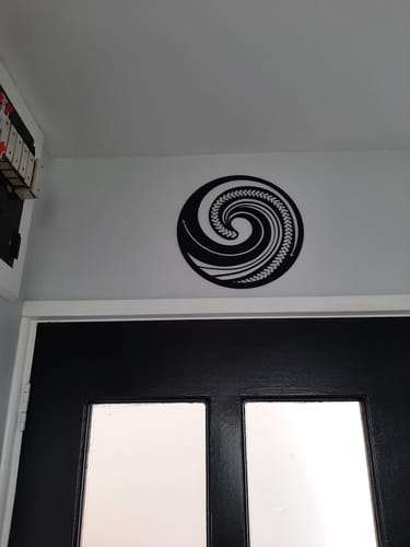 Customer photo review of Koru of Life Wall Art
