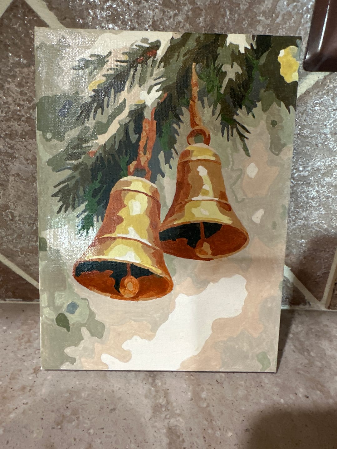 Customer photo review of 6 Mini Paintings - Vintage Christmas Set