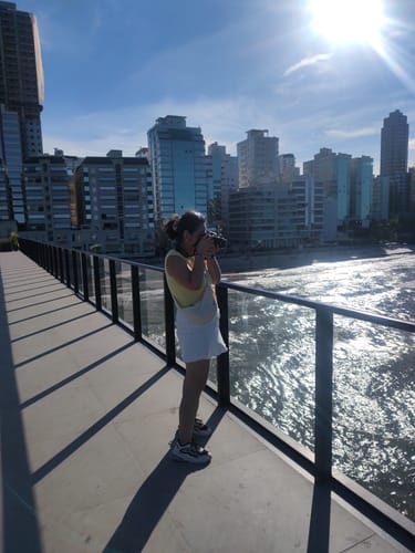 Customer photo review of FALDA SHORT VICTORIA BLANCA