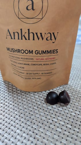 Customer photo review of Mushroom Gummies