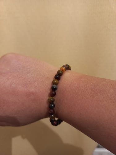 Customer photo review of Pulsera Ojo Mix (Ojo Tigre, Ojo Halcón, Ojo Buey) - 6mm || Máxima Protección