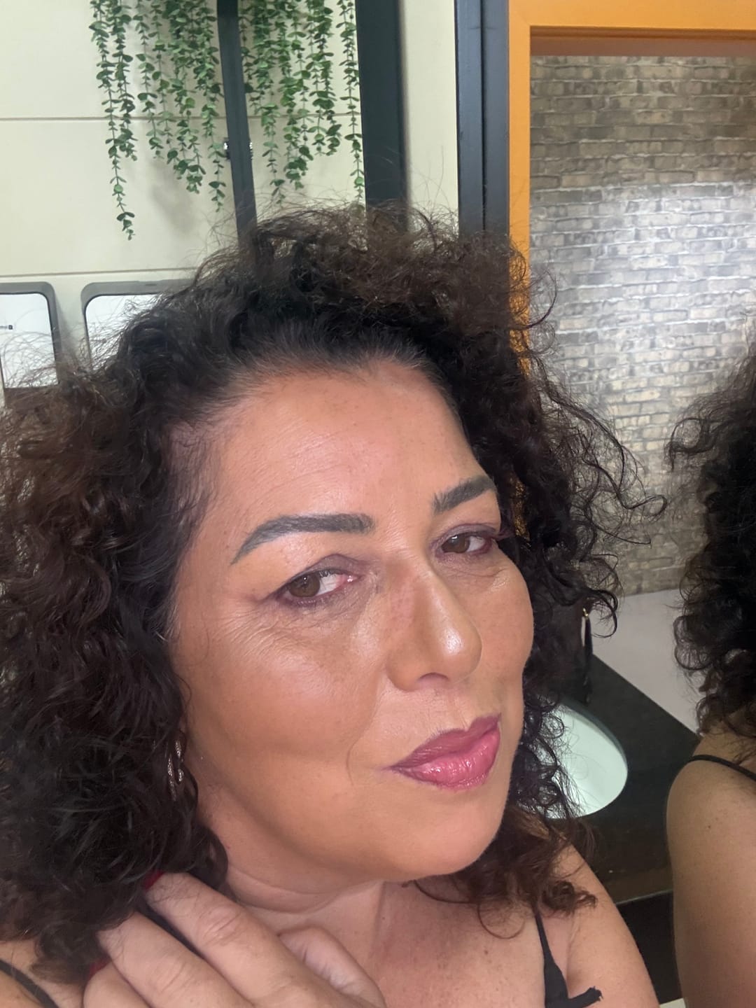 Customer photo review of Máscara para Cílios Big No Panda Cherry - Bordô