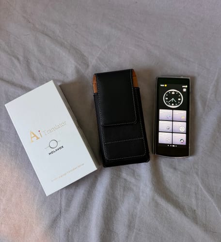 Customer photo review of Traducteur vocal Instantané portable - HOLAVOX