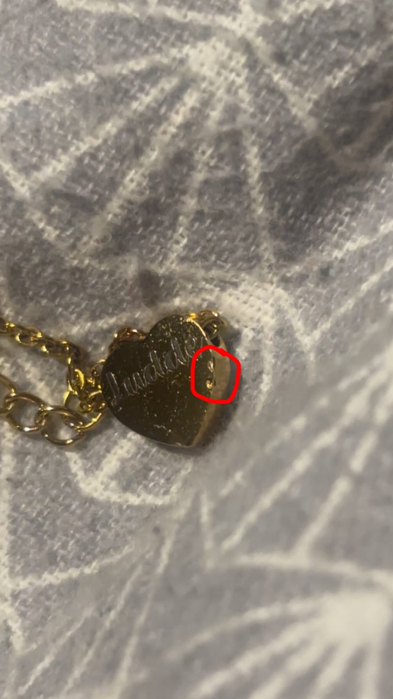 Customer photo review of Armband mit Herzanhänger