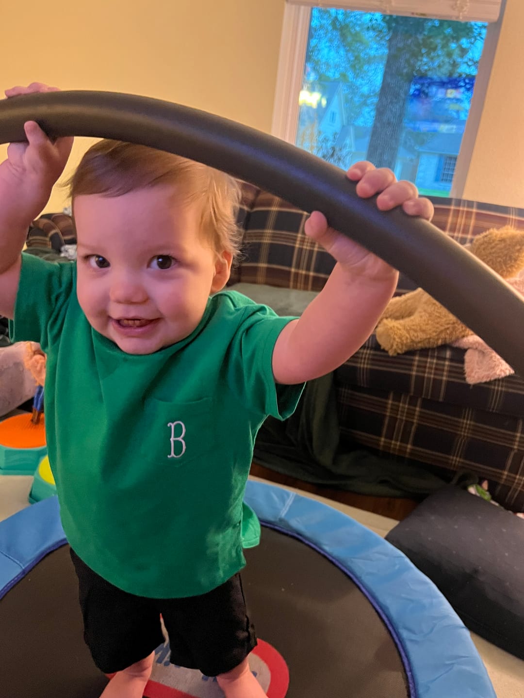 Customer photo review of Green Short Sleeve Pocket Shirt