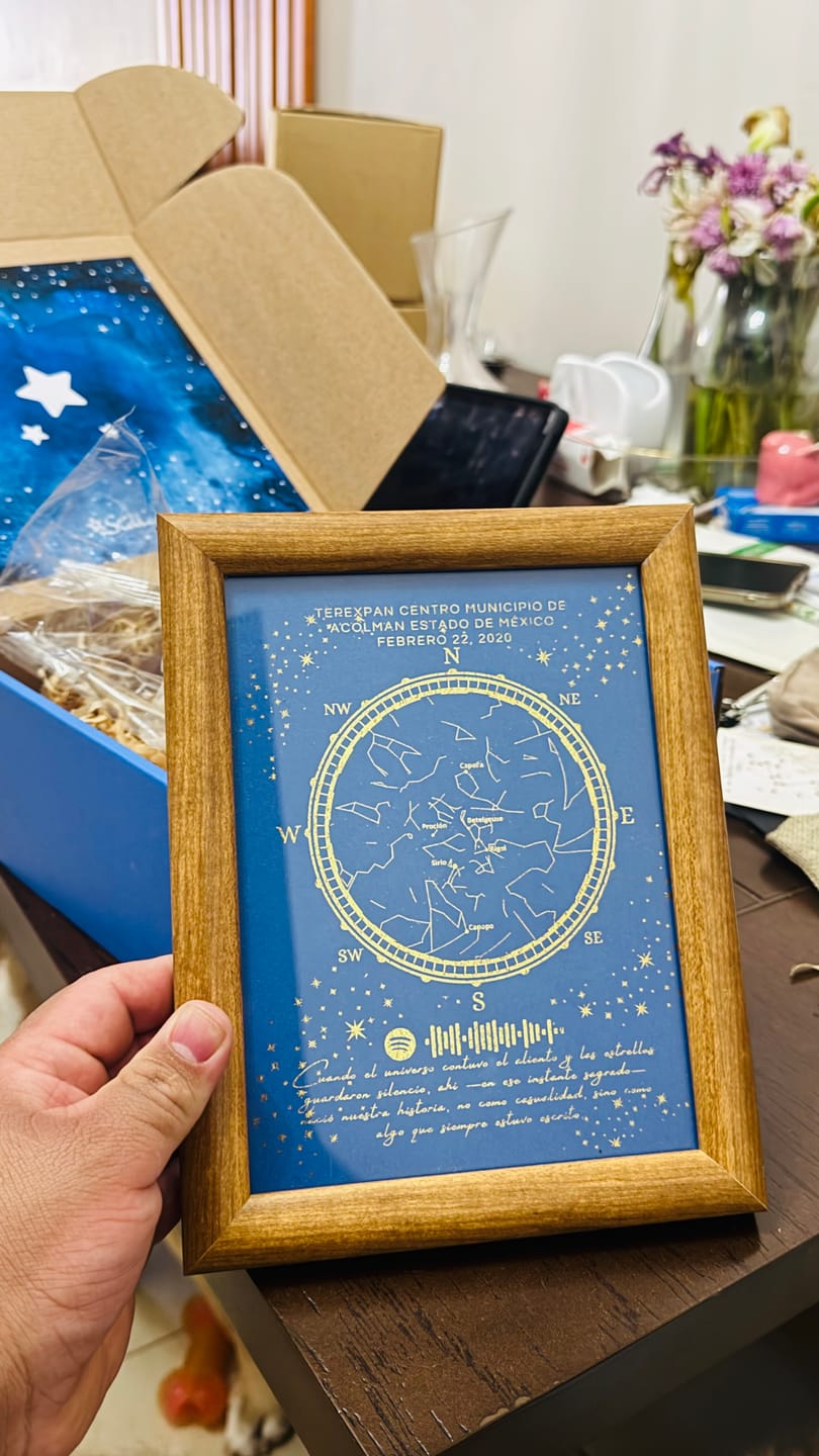 Customer photo review of Gift Box STARLOVE - Mar y Estrellas