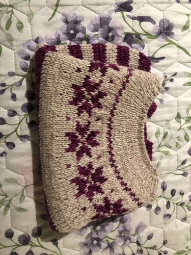 Customer photo review of Clase con Patrón Sweater Nieve | Infantil