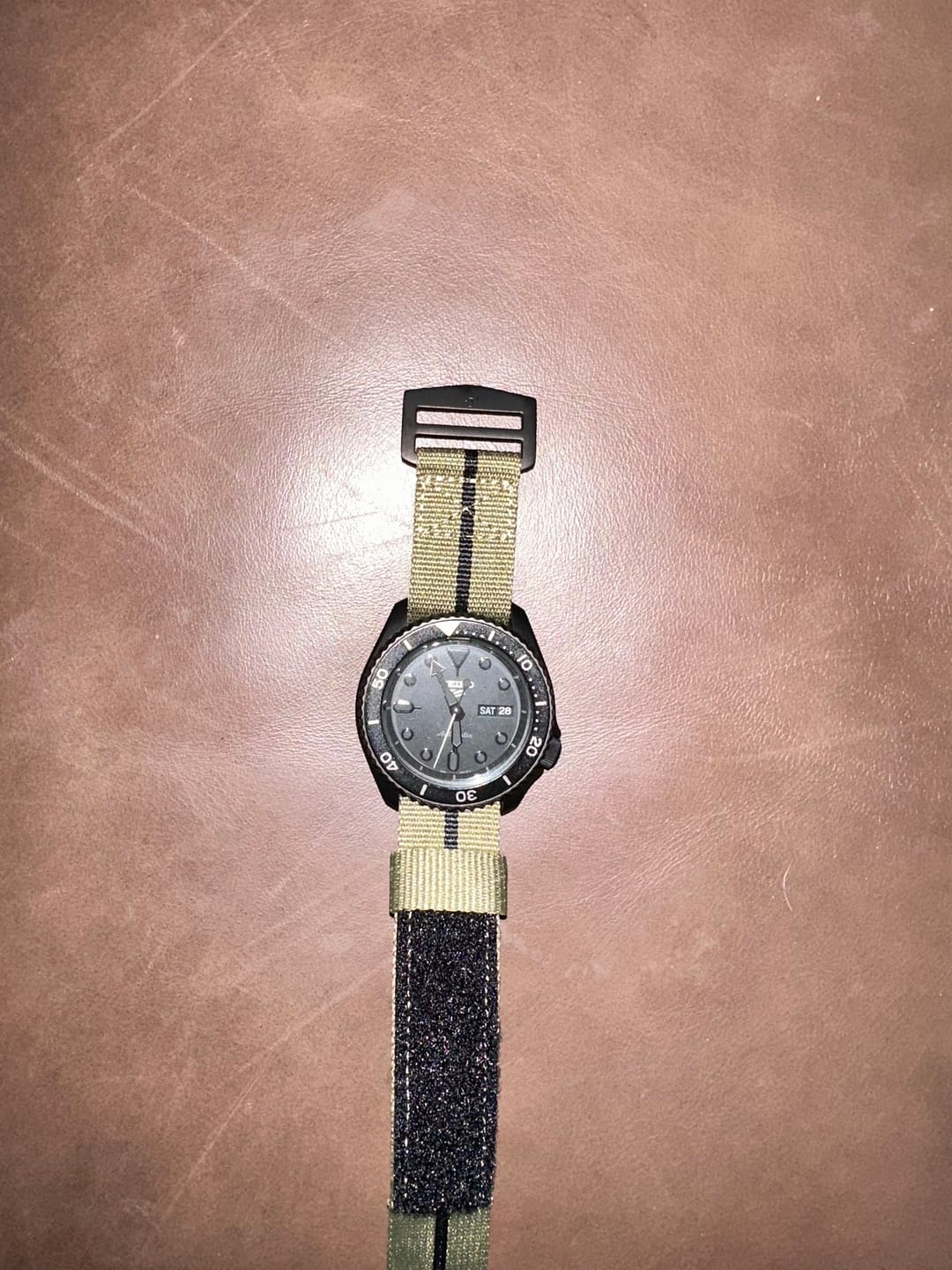Customer photo review of Glomar Explorer - Hook & Loop Strap Striped