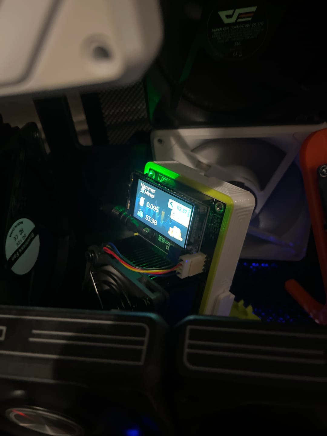 Customer photo review of Hammer Miner DC02 (105MH/s)