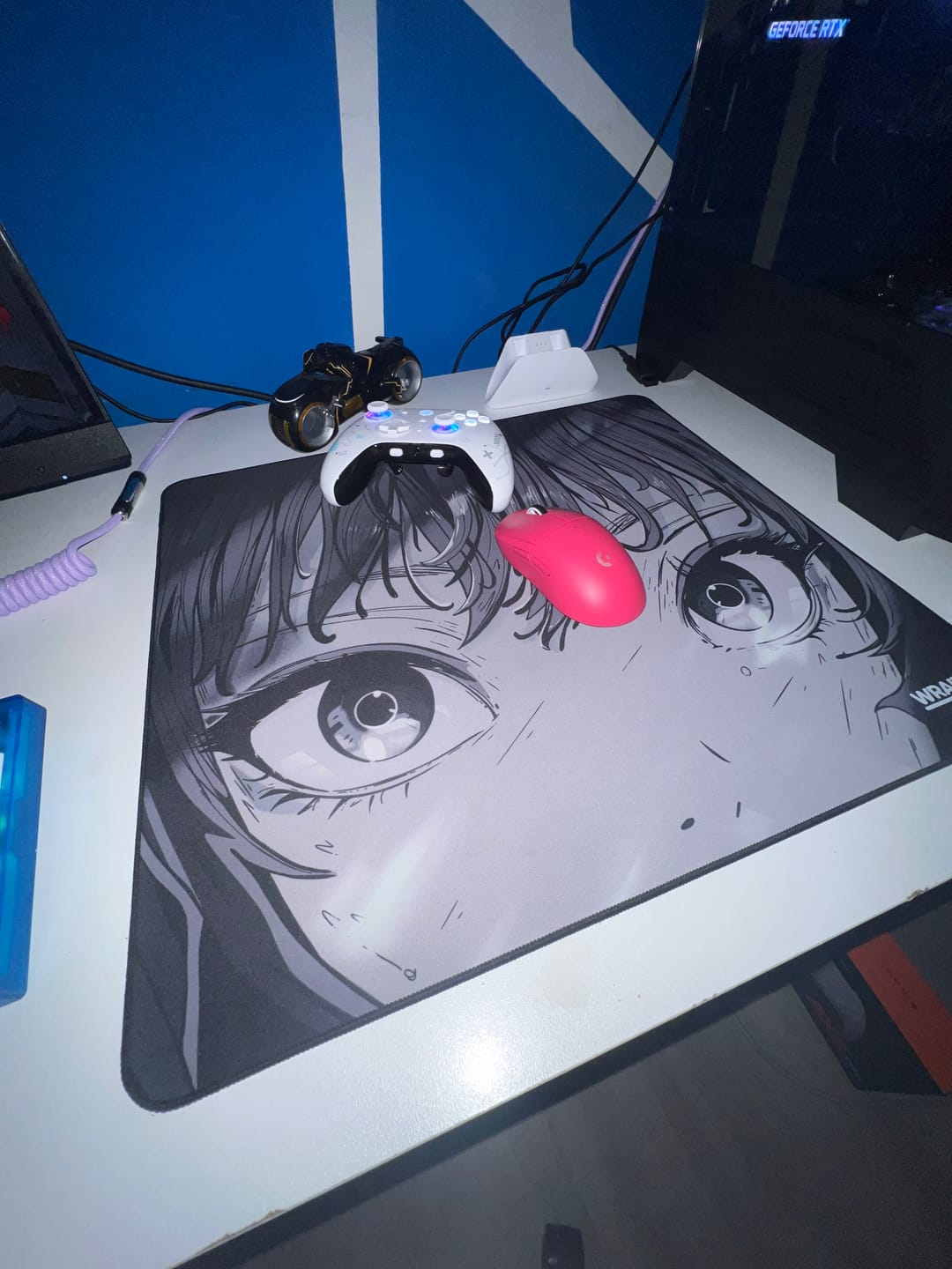 Customer photo review of Wraith Ace Series [Glimpse] Limited Edition Poron Mousepad