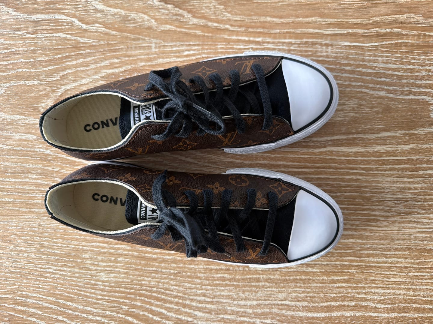 Customer photo review of OG Monogram Platform Chuck Lows