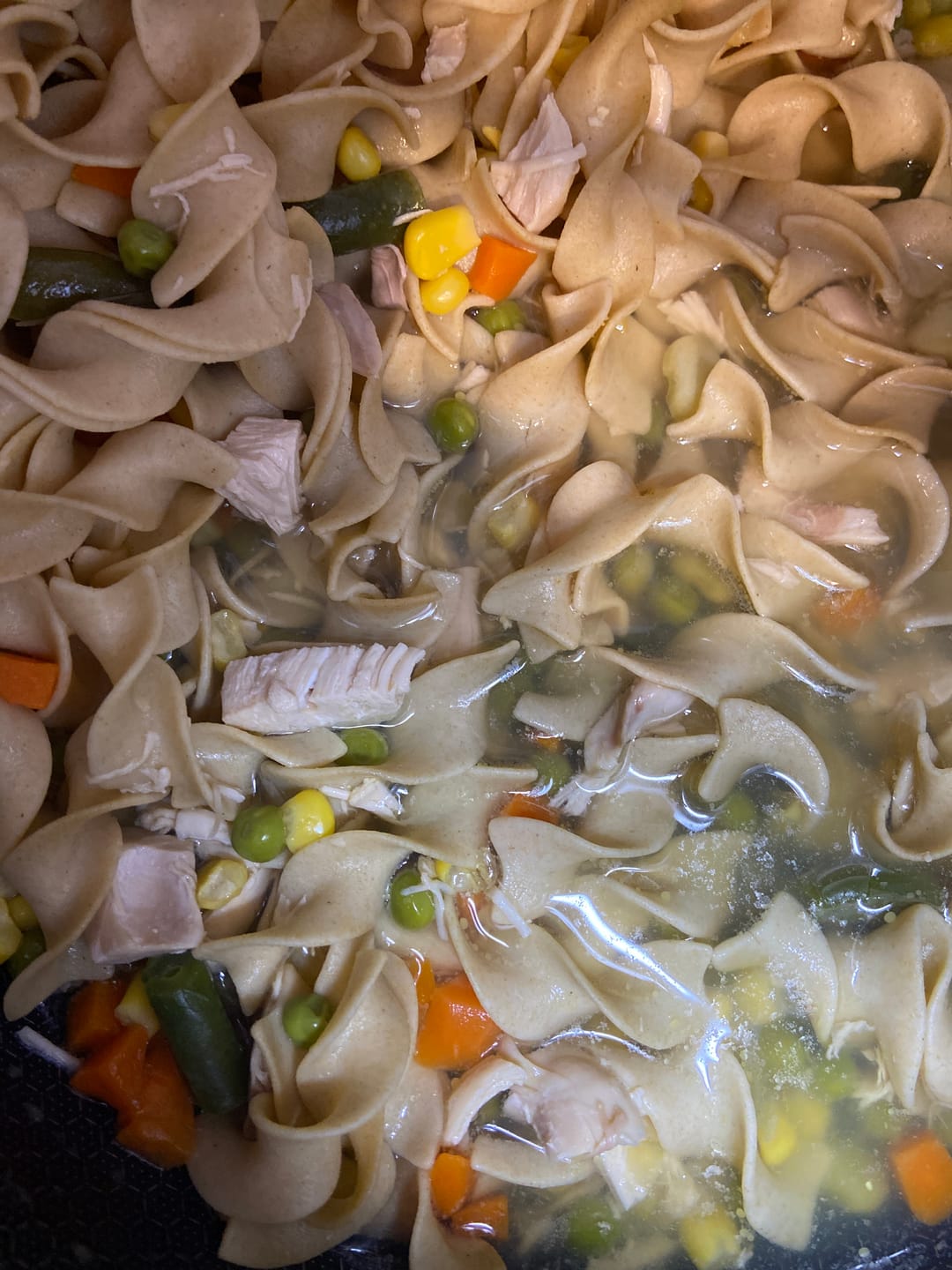 Customer photo review of No Yolks Whole Grain Extra Broad Noodles - 12 OZ 12 Pack