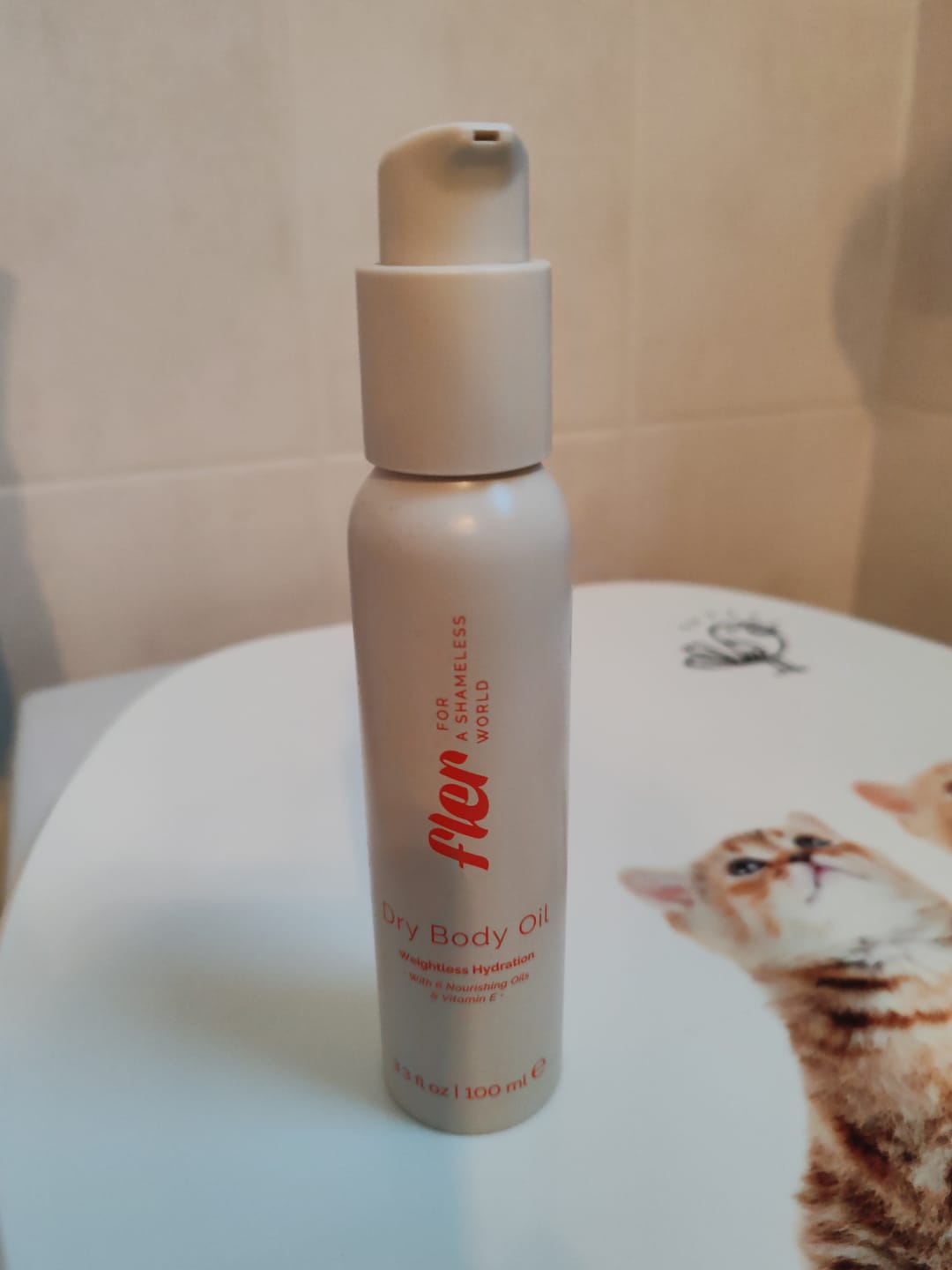Customer photo review of Dry Body Oil