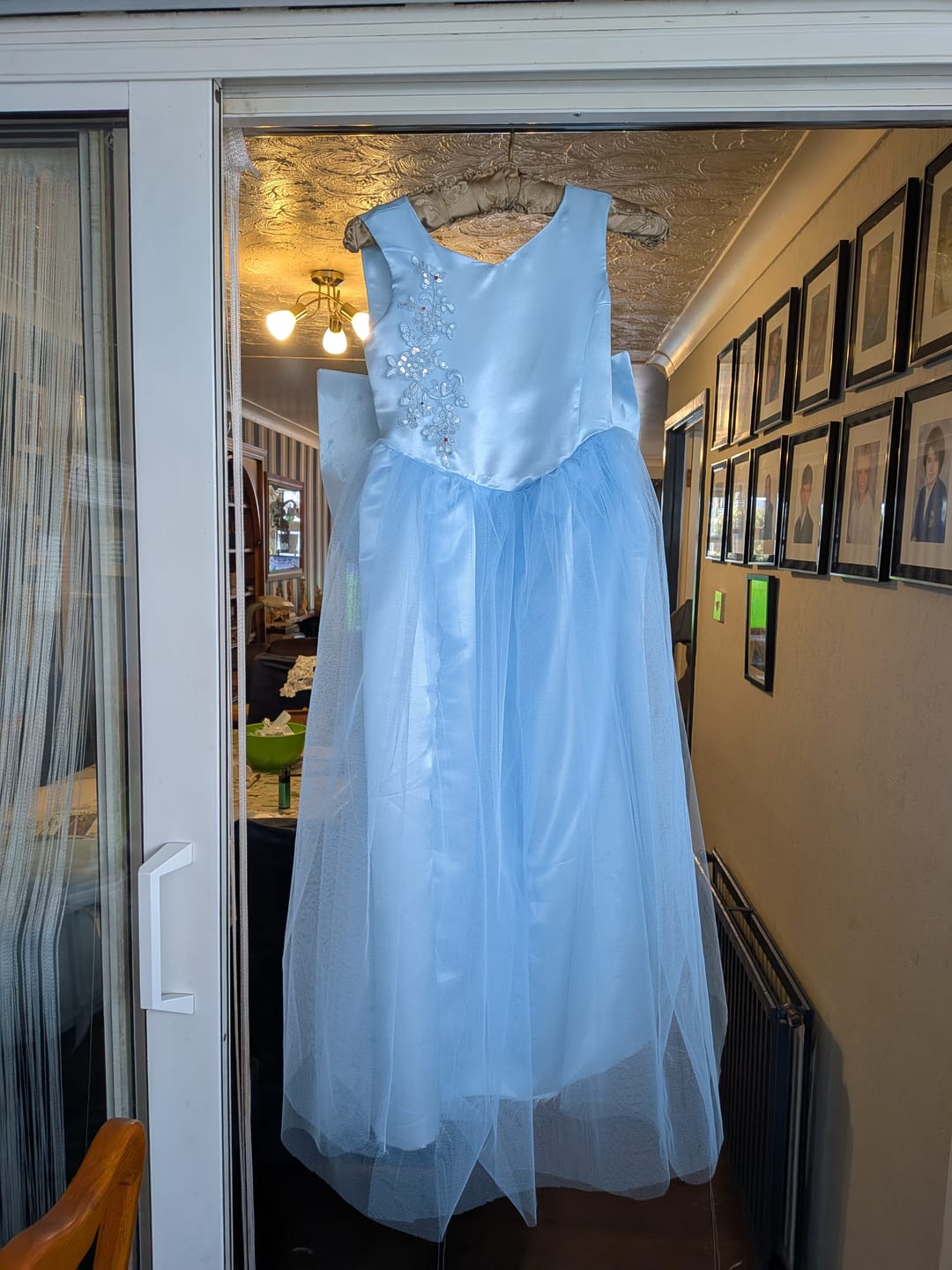 Customer photo review of Liquid Satin Fabric