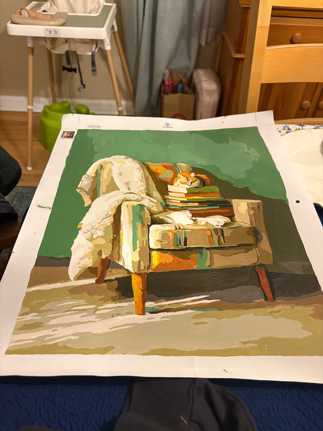 Customer photo review of Occupied | Paint by Number