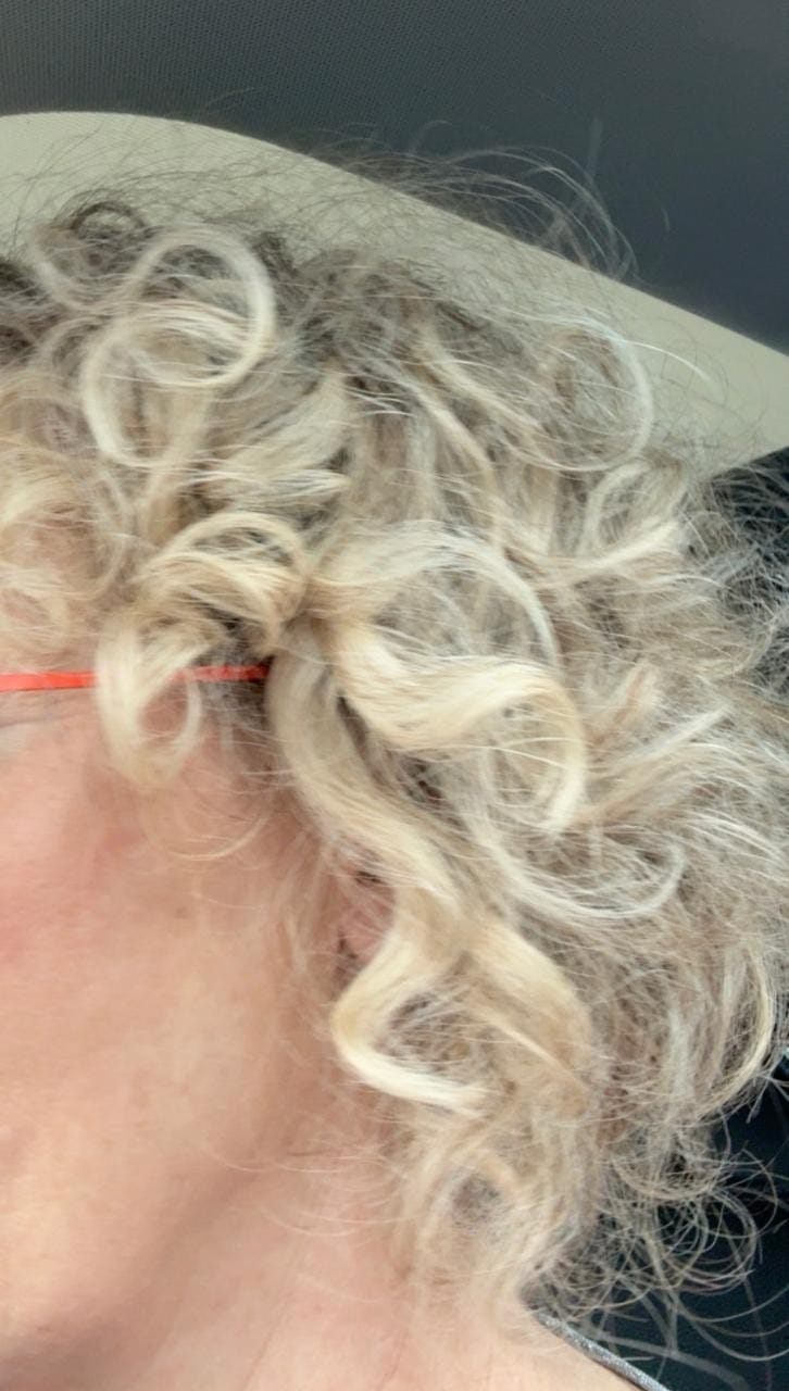 Customer photo review of Inoar My Curl My Crush Hair Jelly 500g