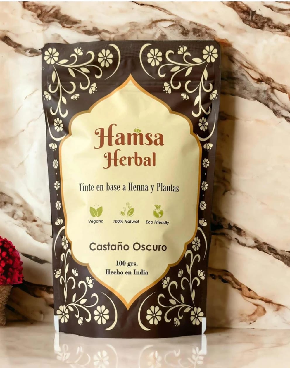 Customer photo review of Tinte 100% Natural - Castaño Oscuro