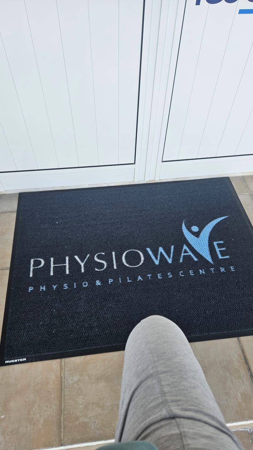 Customer photo review of Berber Logo mat - Covered Outdoor Areas