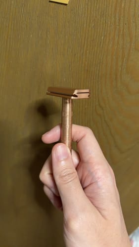 Customer photo review of Henson Shaving AL13 Double Edge Safety Razor - V3