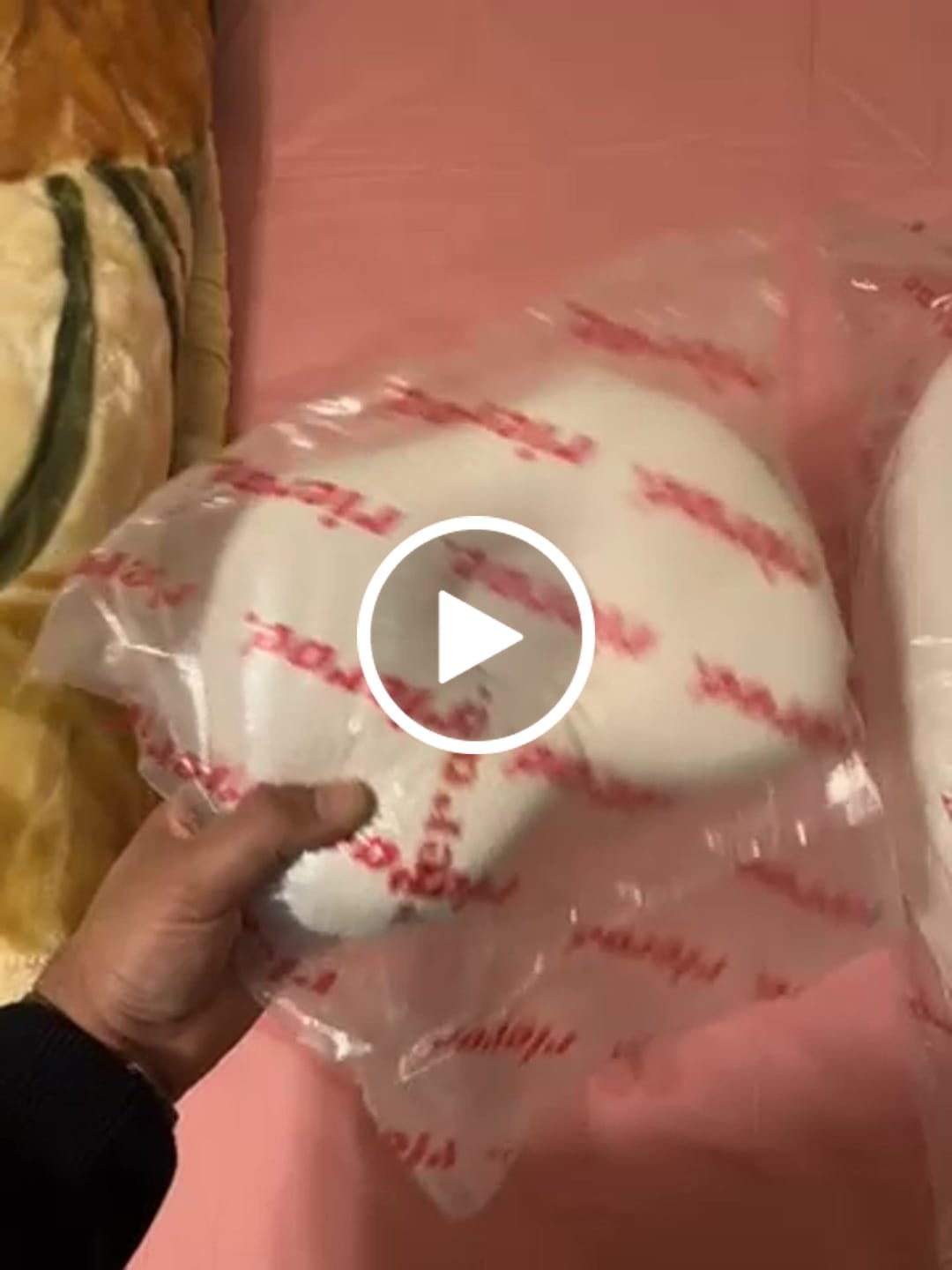 Customer video review of Memory Foam Baby Head Pillow - Rede