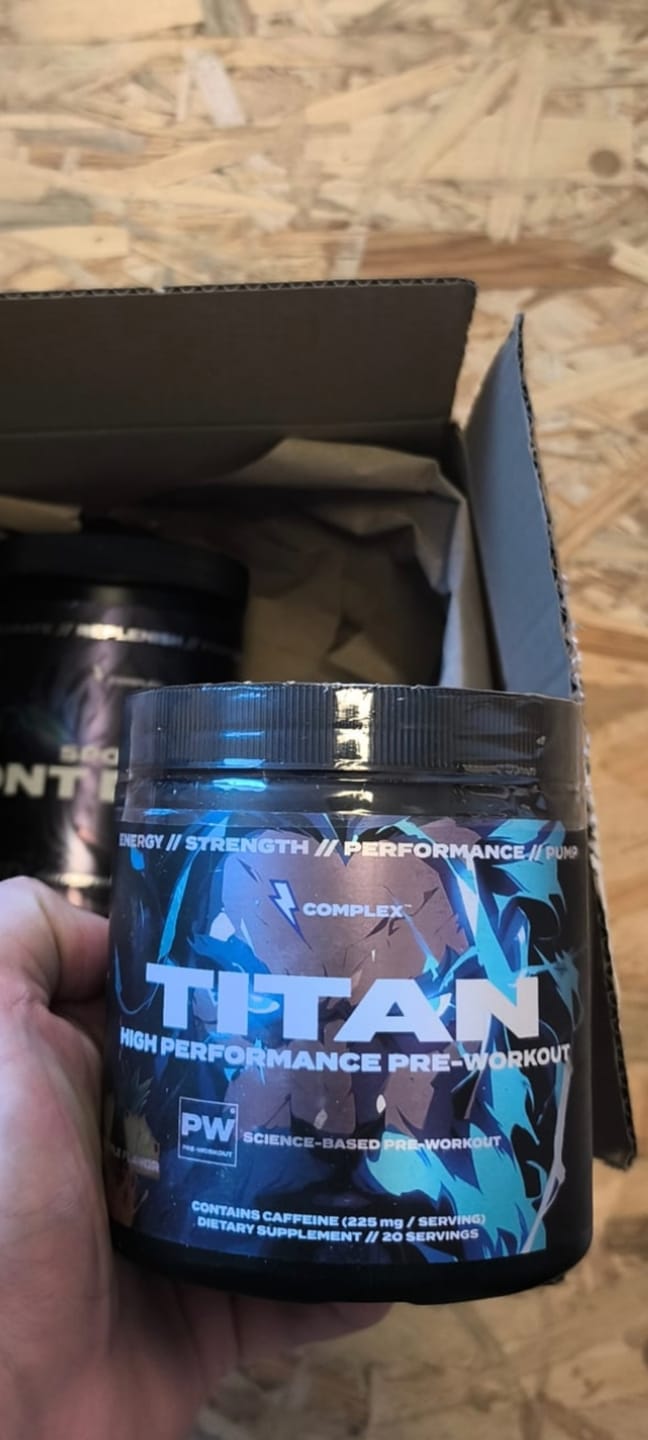 Customer photo review of Titan Pre-workout