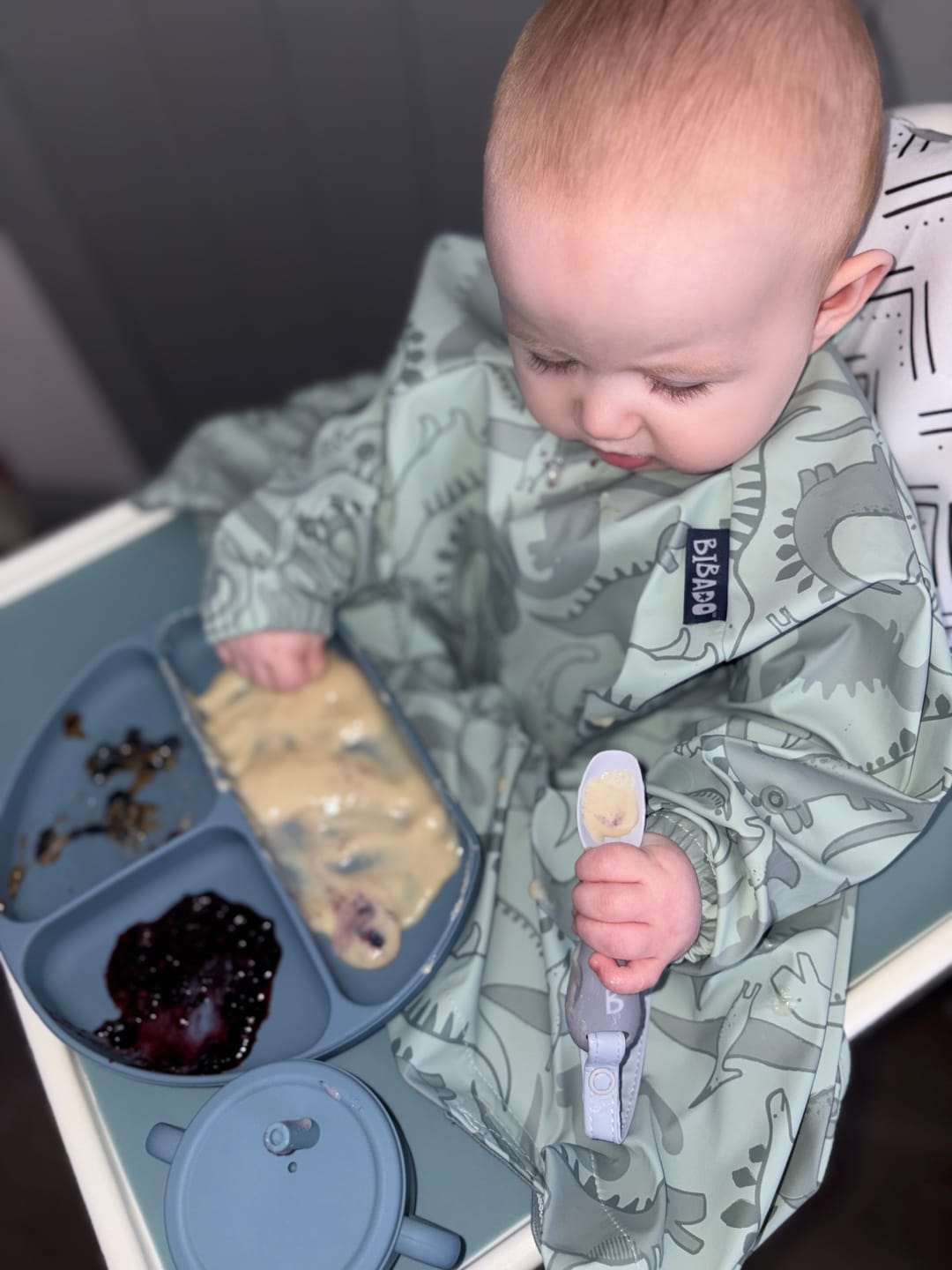 Customer photo review of NEW Attachable Weaning Cutlery