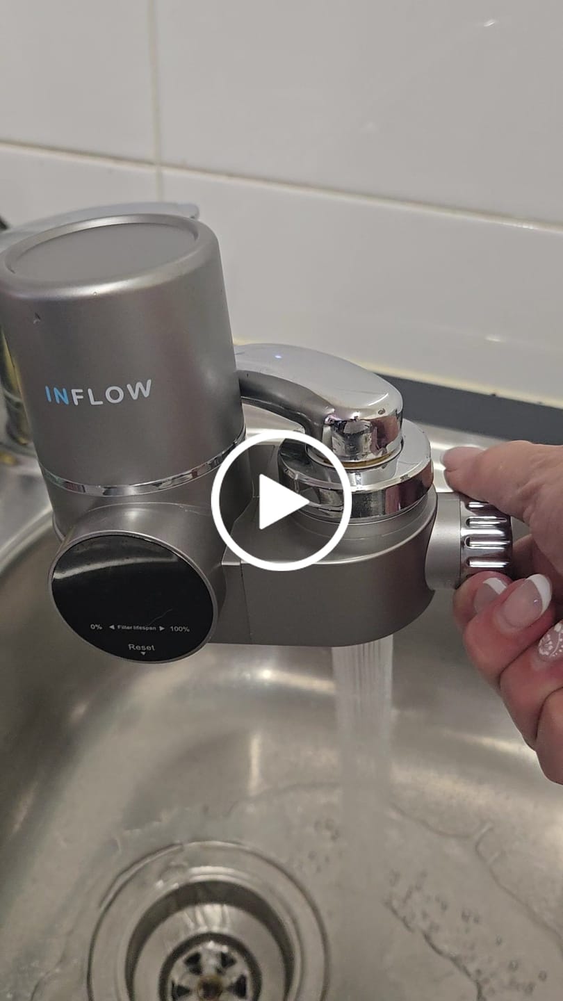 Customer video review of InFlow Tap Filter