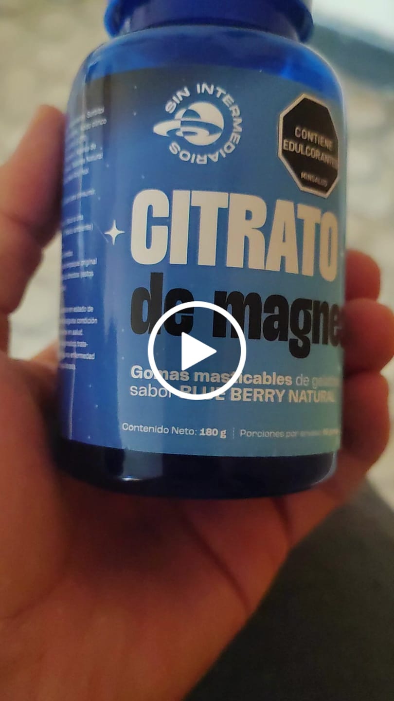 Customer video review of Gomas con Citrato de Magnesio