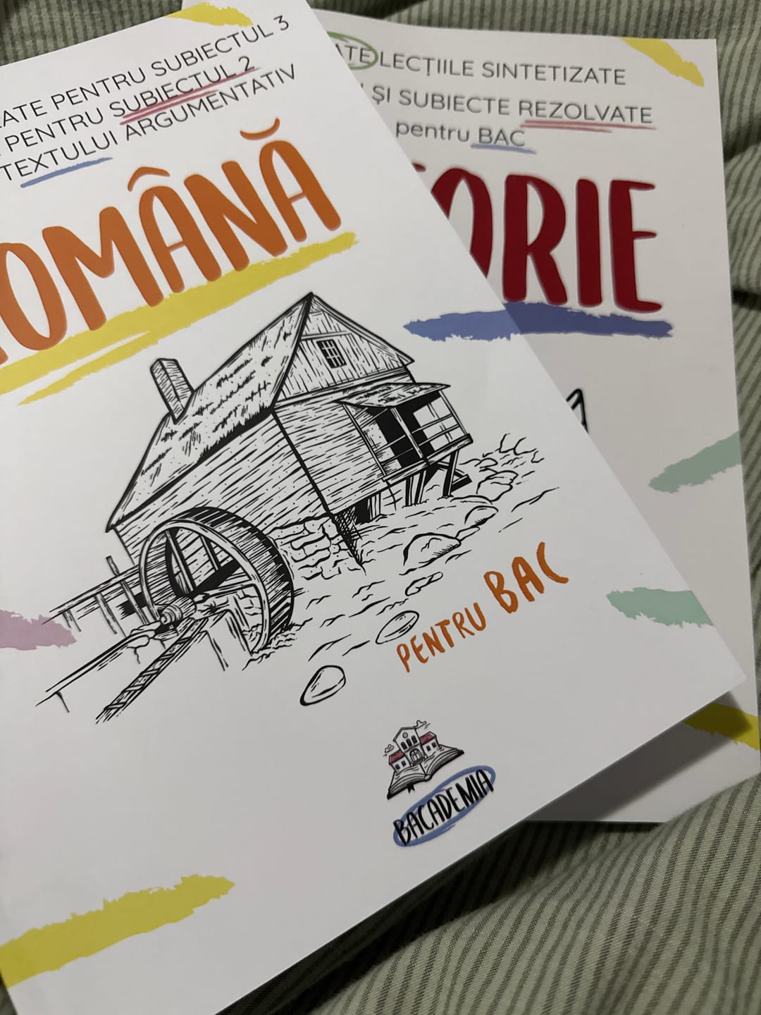 Customer photo review of Pachet Bacalaureat (Română + Istorie) Bacademia