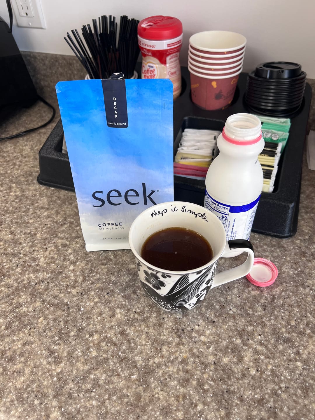 Customer photo review of Seek® Organic Decaf Mold & Mycotoxin Free Coffee