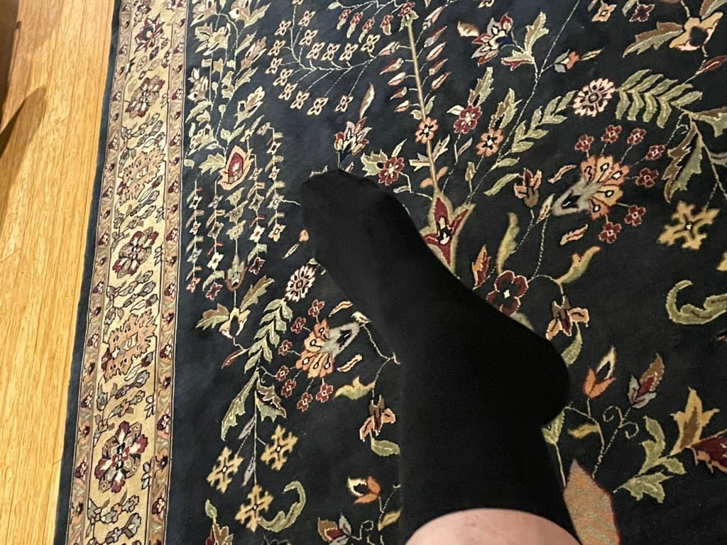 Customer photo review of 8 Pairs Women's Cotton Dress Socks