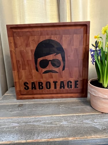 Customer photo review of 30 Deg V-Groove - 3-Flute - 1/4 Shank - VSC30