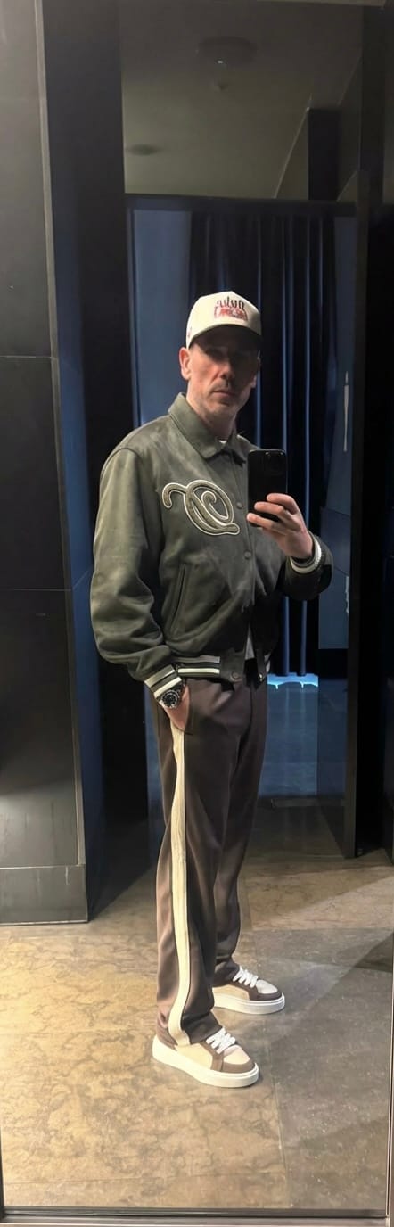 Customer photo review of Track Pants Brown