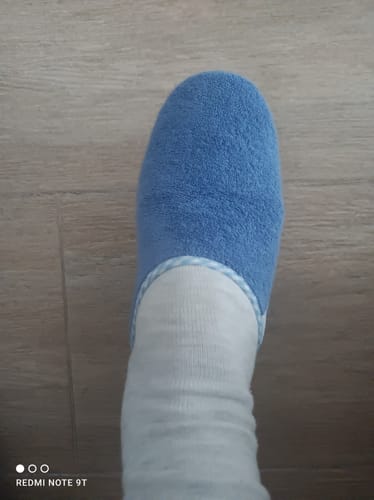 Customer photo review of Zapatilla de casa Salemera con cuña