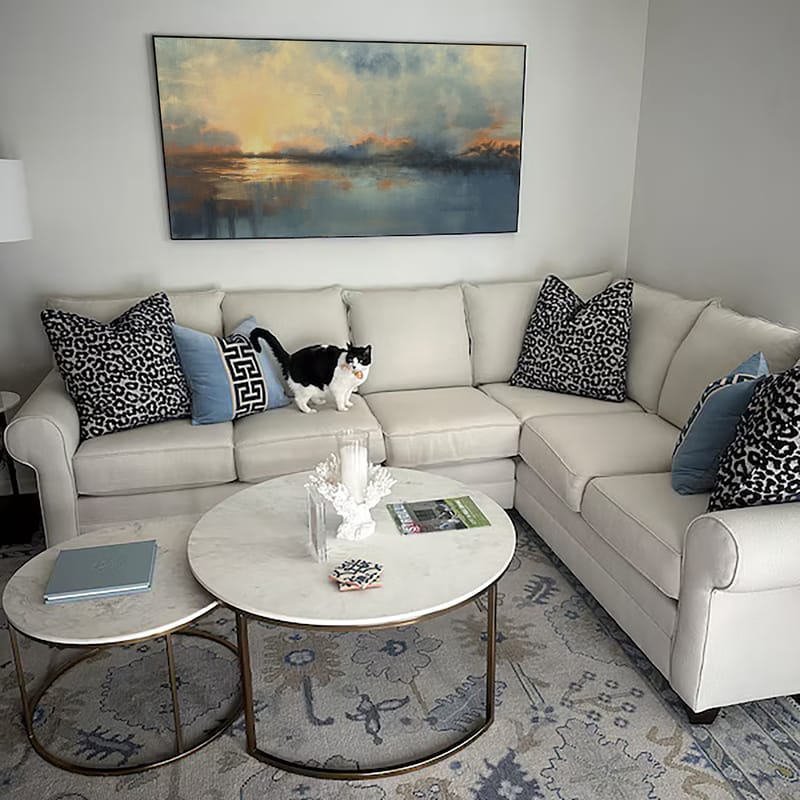 Customer photo review of Abstract Wall Art #VA002
