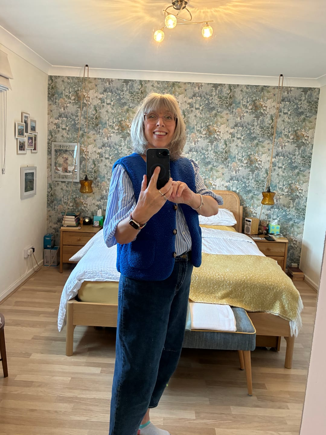 Customer photo review of The Lipstick Edit Gilet by SNOB