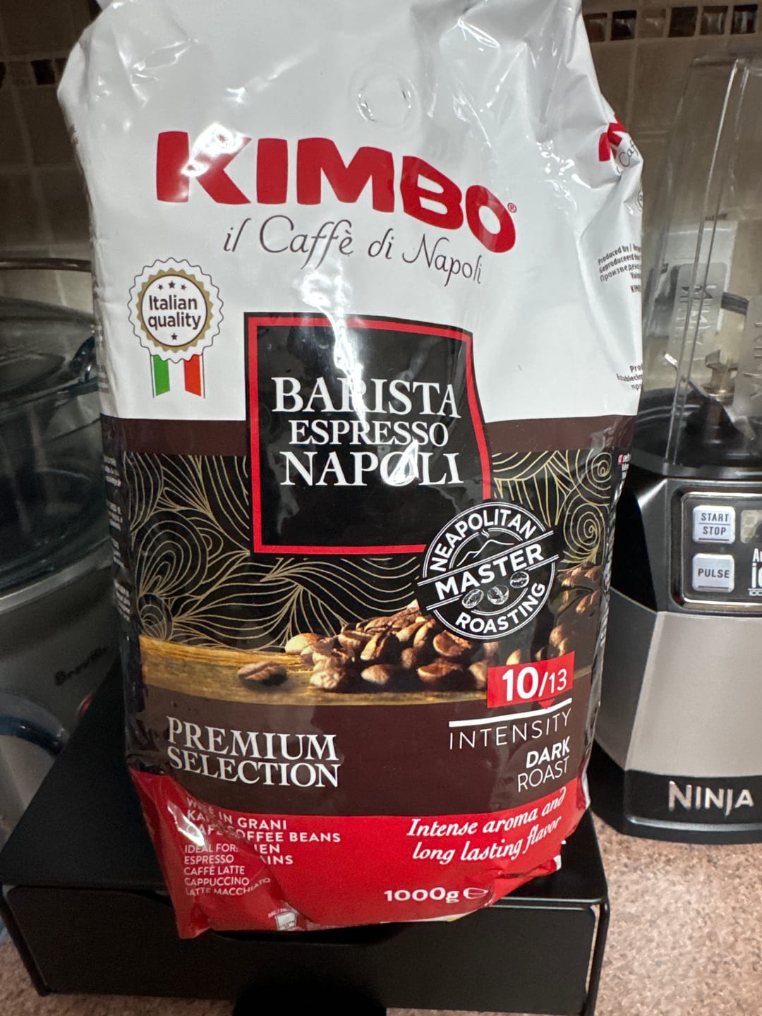 Customer photo review of Napoli - Whole Bean Coffee 2.2lb Bag