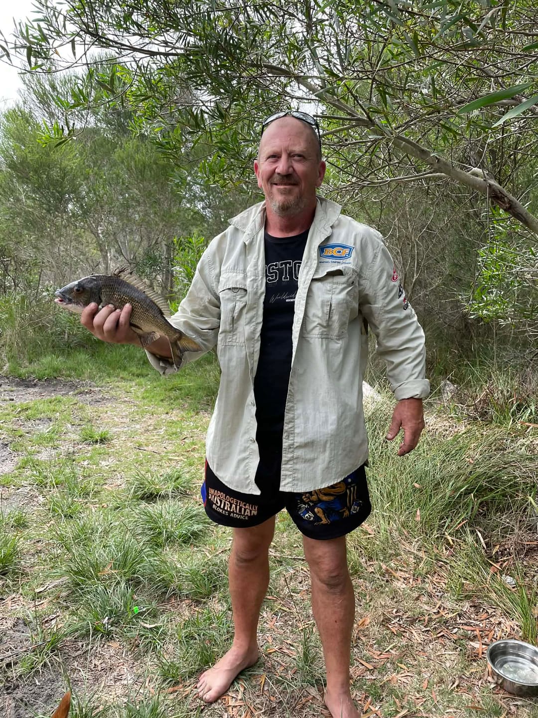 Customer photo review of Aussie As Footy Shorts