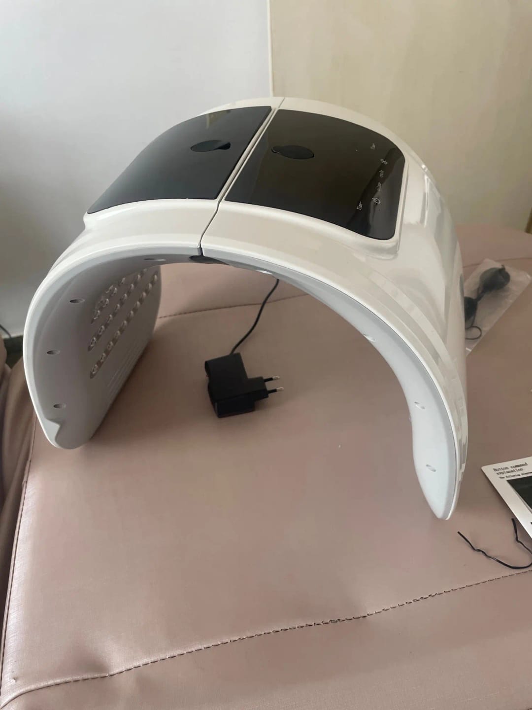 Customer photo review of 7 Colours LED Light Therapy Facial Skin Rejuvenation