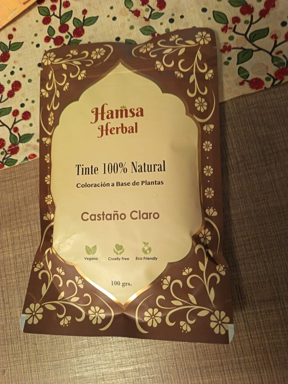 Customer photo review of Tinte 100% Natural - Castaño Claro