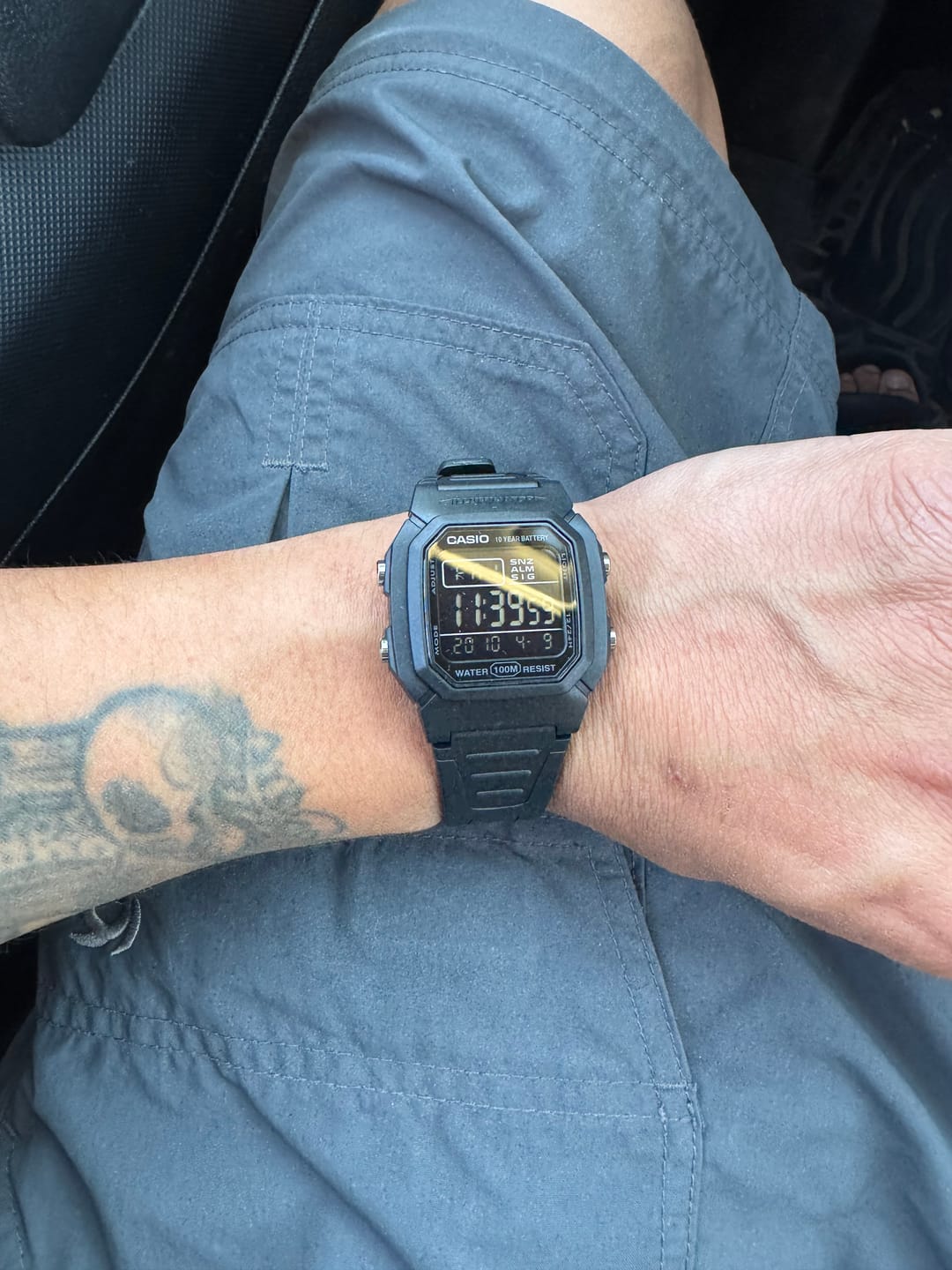 Customer photo review of Reloj Casio Vintage W-800H-1B Negro Pantalla Negativa